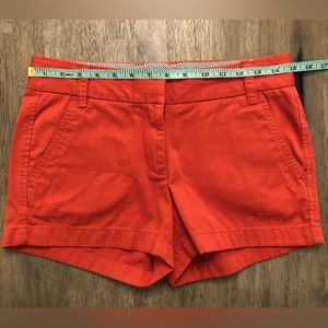 J Crew | Chino Orange Shorts